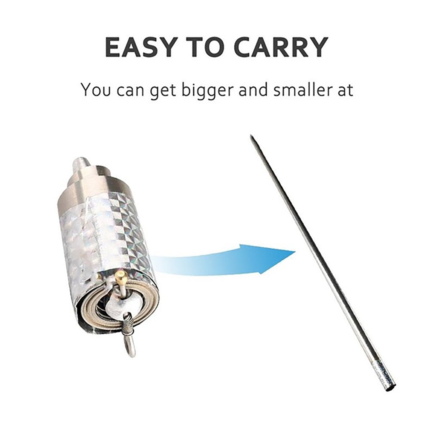 1697 Magic Toy Metal High Elasticity Steel Silver Appearing Cane Magic Toy Magic Steel 1697 Magic Toy Metal High Elasticity Steel Silver Appearing Cane Magic Toy Magic Steel